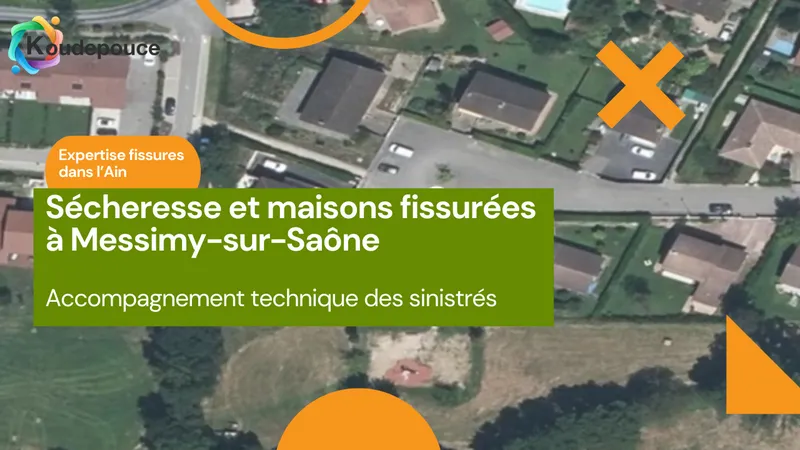 Sinistre fissures à Messimy-sur-saone dans l'Ain